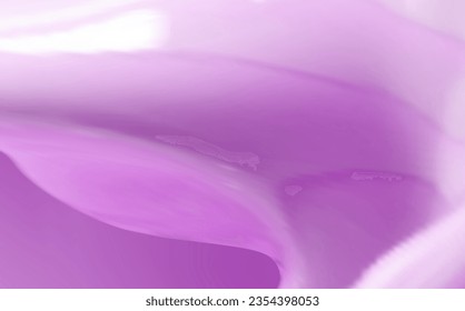 Pink spreading texture of cream, ice cream or icing. Light background of strawberry dessert, jelly or confectionery cream.