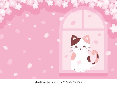 Fondo Vector primavera rosa