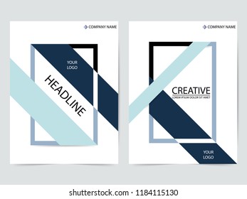 pink square annual report Leaflet Brochure Flyer template design, book cover layout design, abstract business presentation template, a4 size design