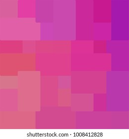Pink square background. Geometric pattern.