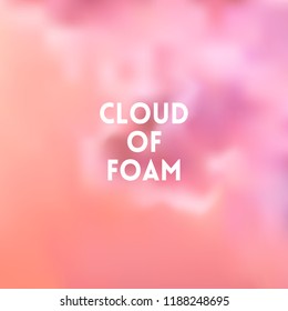 pink square blurred background - clouds sunset colors