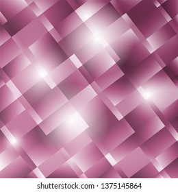 Pink squares abstract background. Vector illustration.