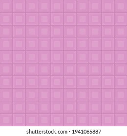 Pink squares background. Mosaic tiles pattern. Seamless vector illustration.