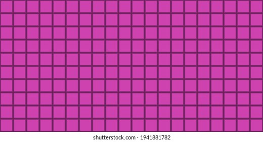 Pink squares background. Mosaic tiles pattern. Seamless vector illustration.