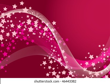 Pink Star Background