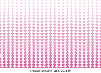 Pink star halftone background vector