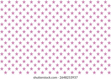 Pink Star Pattern Background – Transparent Vector Design