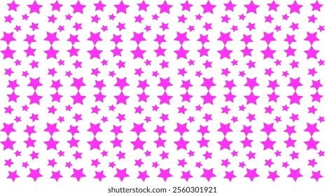 Pink star simple seamless pattern background vector