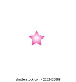 Un vector estrella rosa que se puede utilizar para muchas de sus ilustraciones