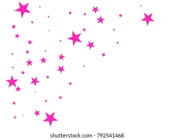 Pink Starry Background Tiny Stars Confetti Stock Vector (Royalty Free ...