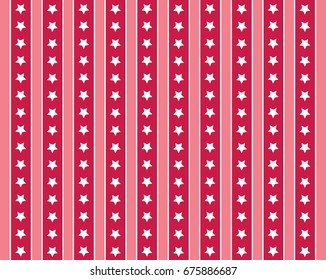Pink Stars Background