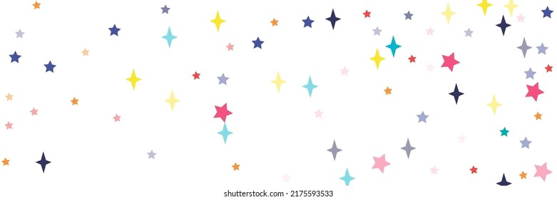 Pink Stars Multicolor Violet Blue Colorful White Yellow Sky Wallpaper. Vibrant Pastel Chaotic Indigo Sea Azure Vivid Background. Lavender Orange Bright Turquoise Green Print Red Stars Ornament.