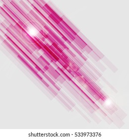 Pink straight lines abstract background, stock vector