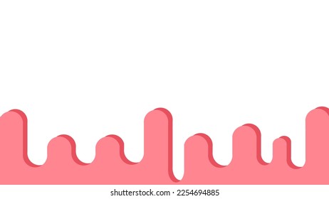 Vector de fondo abstracto de fresa rosa goteo