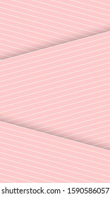 A Pink Striped Decorated Background Template