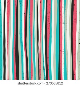 Pink stripes. Grunge background