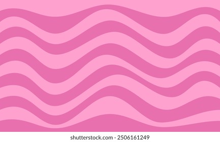 pink stripes lines wave curves abstract background