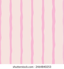 Pink stripes on beige abstract background pattern