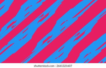Rayas rosadas sobre fondo azul para sus diseños e ideas, fondo fresco y brillante. Vektor