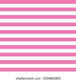 Pink stripes vector background with horizontal lines. Girl theme. Design for fabric, textile, fashion design, pillow case, gift wrapping paper and wallpaper etc.