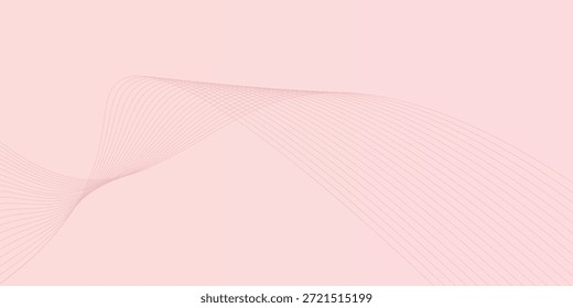 Pink with stripes wave lines abstract background design light design modern illustration