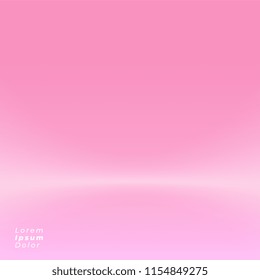 pink studio background design mockup