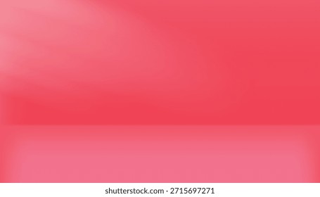 Fondo rosado del podio del estudio con la luz natural suave y la sombra, escena interior mínima para el escaparate cosmético del Producto
