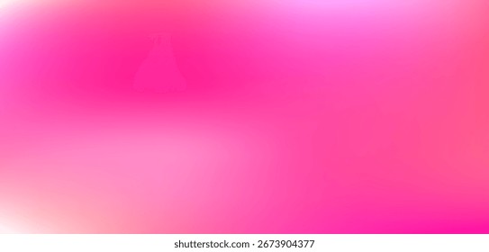Concepto de diseño de sala de estudio rosa. Fondo de pantalla de plataforma rosa claro. Fondo de la pared y de la superficie del piso para la presentación, Plantilla de la maqueta, vitrina del producto. Suave Fondo de pantalla de gradiente suave. Vector