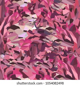 pink stylized leopard pattern, vector illustration, low poly style
