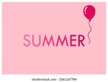 Pink summer background.