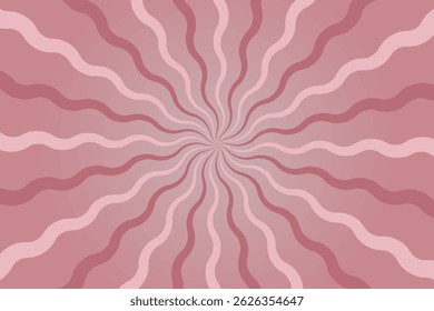 Pink sun ray radial background