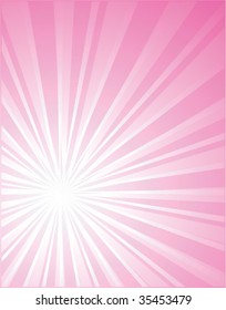 pink sun rays background
