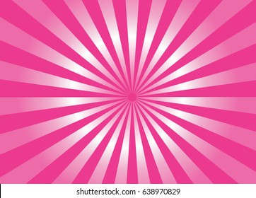 Pink Sunburst Background Stock Vector (Royalty Free) 638970829 ...