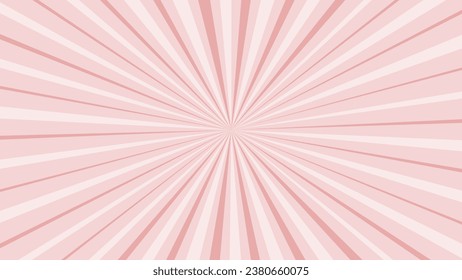 Fondo de arrebato de sol rosa con rayos