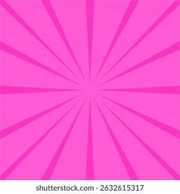Pink Sunburst Background – Retro Radiating Rays Design
