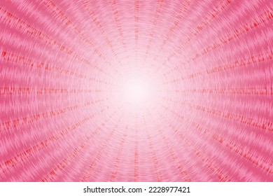 Pink Sunburst Pattern Background. Rays. Radial. Valentines Banner. Vector Illustration