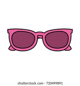 pink sunglasses frame fashion trendy accessory