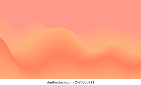 Pink sunset soft color abstract wave background. Modern design template for web cover	