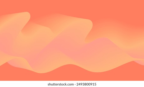 Pink sunset soft color abstract wave background. Modern design template for web cover	