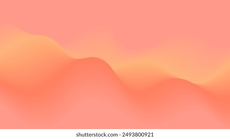 Pink sunset soft color abstract wave background. Modern design template for web cover	