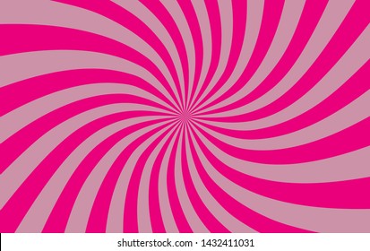 Pink sunshine colorful vector background. Abstract sunburst design wallpaper for template banner business social media advertising. cartoon backdrop. sweet candy.