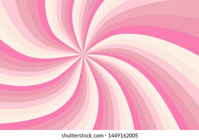 Pink sunshine colorful vector background. Abstract sunburst design wallpaper for template business social media advertising