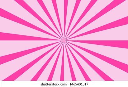 Sunburst Backgroundpink Sunbeam Wallpaper Pink Sun Stock Vector ...