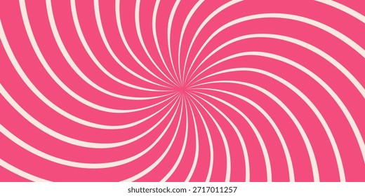 Pink sunshine colorful vector background. Abstract sunburst design wallpaper for template banner business social media advertising. cartoon backdrop. sweet candy.