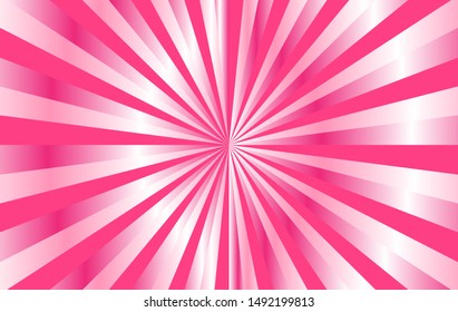 Pink sunshine vector background. colorful wallpaper for template business social media advertising. Modern style backdrop.