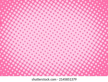 Pink superhero pop art background in retro comics style, vector illustration eps10