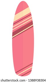 
pink surfboard, summer water sport, wave surfing