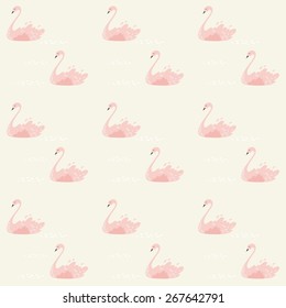 Pink Swan Pattern