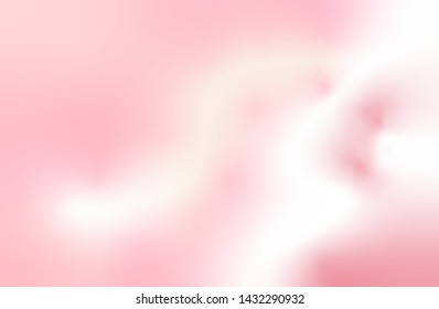 Pink sweet pastel blurred vector background. illustration abstract colorful gradient wallpaper texture for website design, banner business social media advertising.