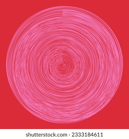 pink swirl circle isolated on red abstract background 